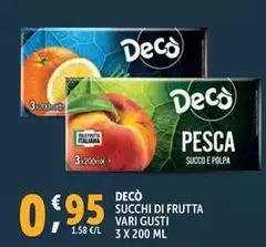 Deco - Succhi Di Frutta Vari Gusti