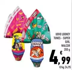 Walcor - Uovo Looney Tunes-Super Girl Walcor - Uovo Looney Tunes-Super Girl
