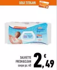 Fresh & Clean - Salviette