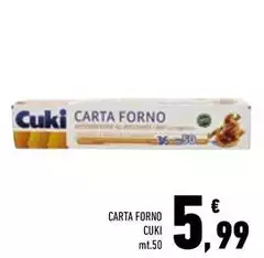 Cuki - Carta Forno