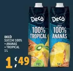 Tropical - Succhi 100% Ananas/