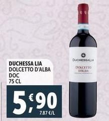 Duchessa lia - Dolcetto D'alba DOC