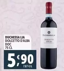 Duchessa lia - Dolcetto D'alba DOC