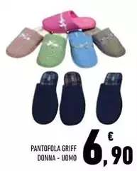 Griff - Pantofola  Donna Uomo