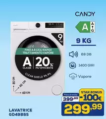 Candy - Lavatrice GD49B8S
