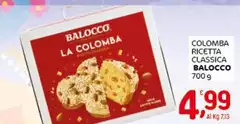 Balocco - Colomba Ricetta Classica Balocco - Colomba Ricetta Classica