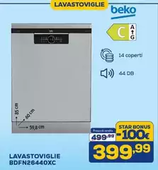 Beko - Lavastoviglie Bdfn26440xc