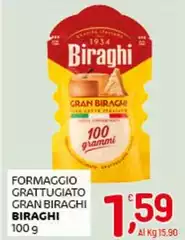 Biraghi - Formaggio Grattugiato Gran