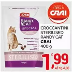 Crai - Croccantini Sterilised Randy Cat Crai - Croccantini Sterilised Randy Cat