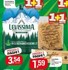 Levissima - Pasta Di Capragno IGP
