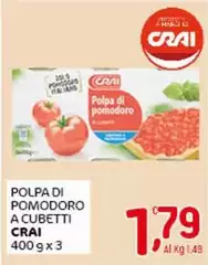 Crai - Polpa Di Pomodoro A Cubetti