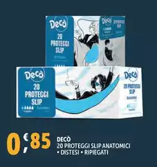 Decò - Proteggi Slip Anatomici Distesi 