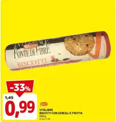 Vitalibre - Biscotti Con Cereali E Frutta