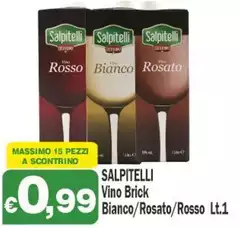 Vino Brick Bianco/Rosato/Rosso