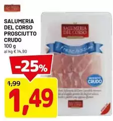 Salumeria del corso - Salumeria Del Corso Prosciutto Crudo Salumeria del corso - Salumeria Del Corso Prosciutto Crudo
