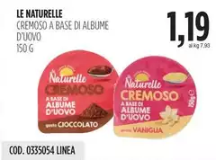 Le Naturelle - Cremoso A Base Di Albume D'Uovo