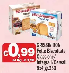 Grissin bon - Fette Biscottate Classiche