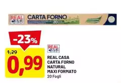 Casa - Carta Forno Natural Maxi Formato