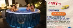 Bestway - Idromassaggio Spa Lay-Z Spa Hollywood Luxe Airjet Riscaldata Con Luci Integrate