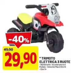 Trimoto Elettrica 3 Ruote Trimoto Elettrica 3 Ruote