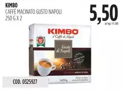Kimbo - Caffè Macinato Gusto Napoli