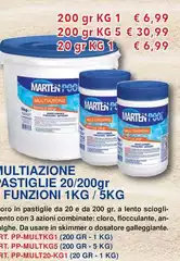 Marten Pool - Multiazione Pastiglie 3 Funzioni