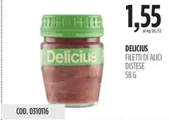Delicius - Filetti Di Alici Distese Delicius - Filetti Di Alici Distese