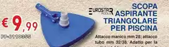 Eurostar Pools - Scopa Aspirante Triangolare Per Piscina