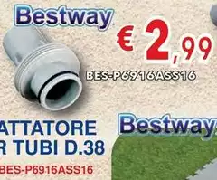 Bestway - Adattatore Per Tubi D.38 Bestway - Adattatore Per Tubi D.38