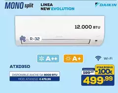 Daikin - ATXD35C A+ Nero