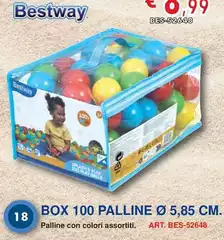 Bestway - Box 100 Palline