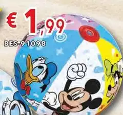 Bestway - Pallone Mare Disney Topolino & Amici