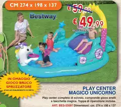 Bestway - Play Center Magico Unicorno