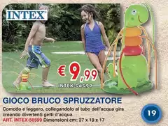 Intex - Gioco Bruco Spruzzatore Intex - Gioco Bruco Spruzzatore