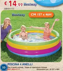 Bestway - Piscina 4 Anelli Bestway - Piscina 4 Anelli