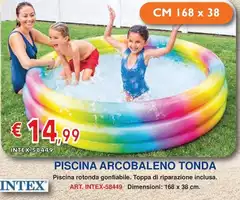 Intex - Piscina Arcobaleno Tonda Intex - Piscina Arcobaleno Tonda