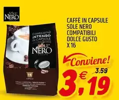 Sole Nero - Caffè In Capsule Compatibili Dolce Gusto
