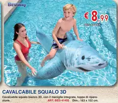 Bestway - Cavalcabile Squalo 3D