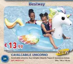 Bestway - Cavalcabile Unicorno Bestway - Cavalcabile Unicorno
