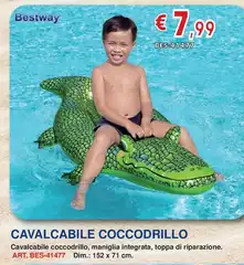Bestway - Cavalcabile Coccodrillo Bestway - Cavalcabile Coccodrillo