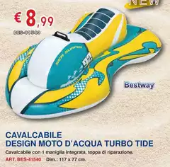 Bestway - Cavalcabile Design Moto D'Acqua Turbo Tide Bestway - Cavalcabile Design Moto D'Acqua Turbo Tide