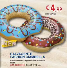 Bestway - Salvagente Fashion Ciambella Bestway - Salvagente Fashion Ciambella