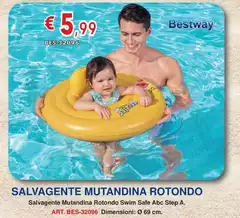 Bestway - Salvagente Mutandina Rotondo Bestway - Salvagente Mutandina Rotondo