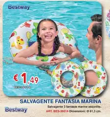 Bestway - Salvagente Fantasia Marina Bestway - Salvagente Fantasia Marina