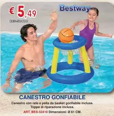 Bestway - Canestro Gonfibile