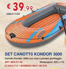 Max - Set Canotto Kondor 3000