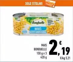 Bonduelle - Mais