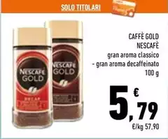 Nescafé - Caffe Gold