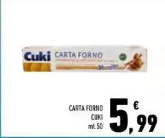 Cuki - Carta Forno