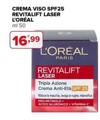 L'Oreal - Crema Viso Spf25 Revitalift Laser